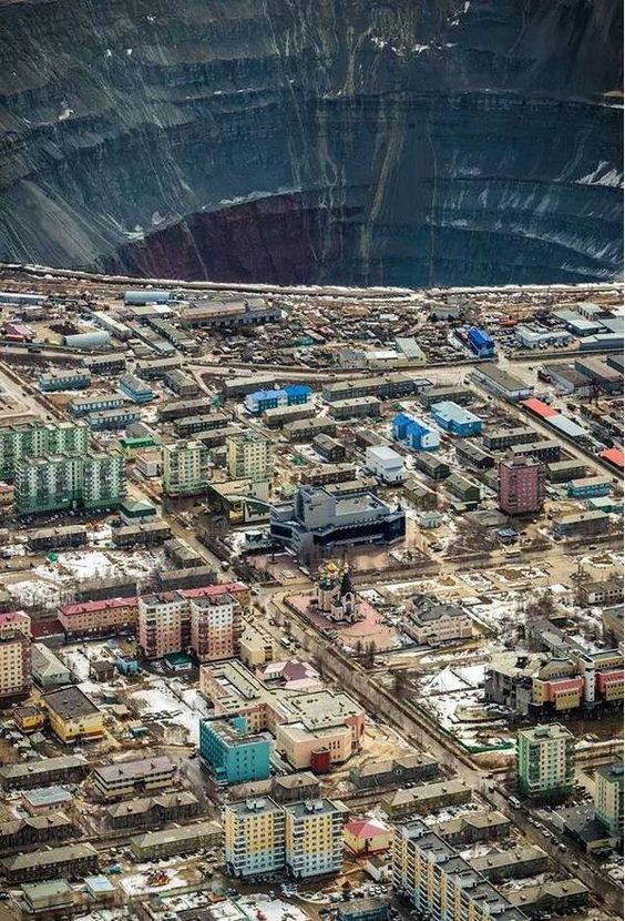 Mir mine, siberia
